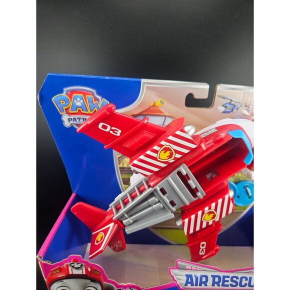 Paw Patrol Air Rescue Marshall Hero Hydro Plane Toy With Figure Nickelodeon Age - Picture 2 of 7